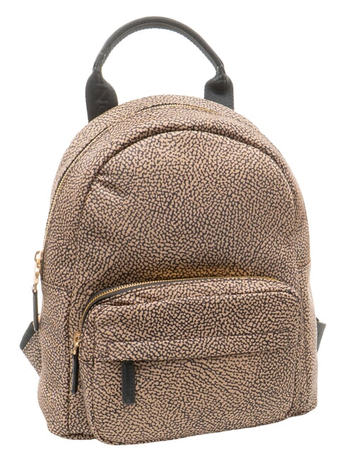 B-CLUB Zaino con tasca frontale OP/NATURALE/NERO - Borse Donna