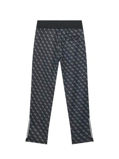 KIDS ACTIVE Pantaloni felpati 4g aop jet black - Pantaloni bambini