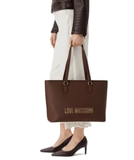 LOVE MOSCHINO BOLD LOVE Borsa Tote a spalla marrone - Borse Donna - 2