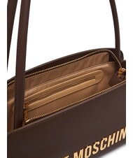 LOVE MOSCHINO BOLD LOVE Borsa a spalla marrone - Borse Donna - 4