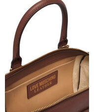 LOVE MOSCHINO CHARMY Bauletto a mano, con tracolla cammello2 - Borse Donna - 5