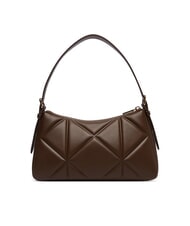 LOVE MOSCHINO EMBOSSED QUILTED Borsa a spalla marrone - Borse Donna - 4