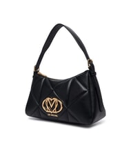 LOVE MOSCHINO EMBOSSED QUILTED Borsa a spalla Nero - Borse Donna - 3