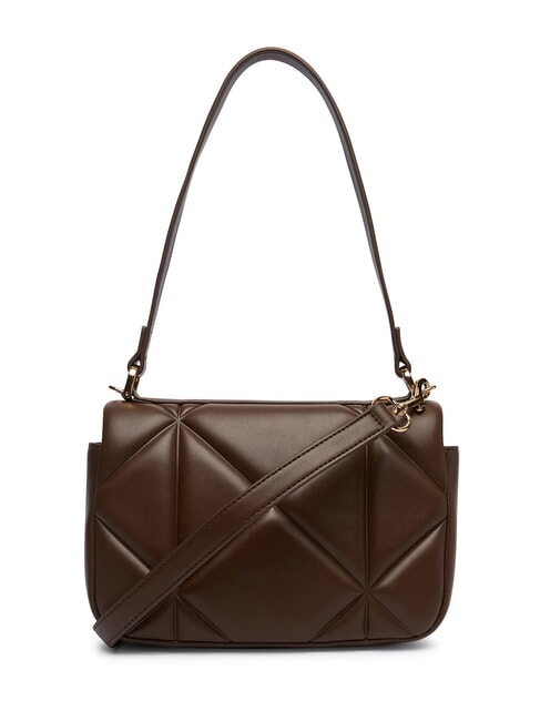 EMBOSSED QUILTED Borsa a spalla, con tracolla marrone - Borse Donna