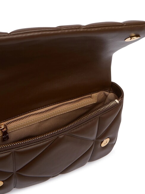 EMBOSSED QUILTED Borsa a spalla, con tracolla marrone - Borse Donna