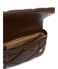 LOVE MOSCHINO EMBOSSED QUILTED Borsa a spalla, con tracolla marrone - Borse Donna - 4