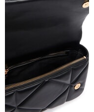 LOVE MOSCHINO EMBOSSED QUILTED Borsa a spalla, con tracolla Nero - Borse Donna - 4