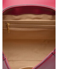 LOVE MOSCHINO PINNED LOVE Borsa a spalla vino - Borse Donna - 3