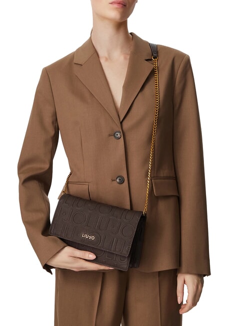 MANHATTAN Borsetta a tracolla deep brown - Borse Donna