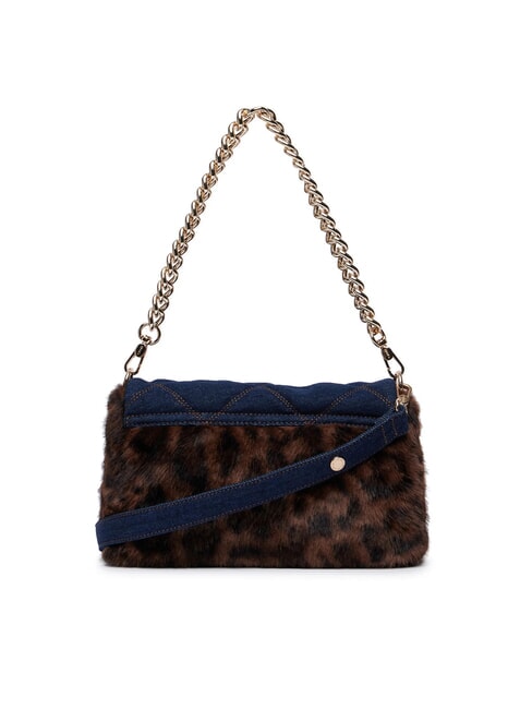 LAPUFFY Borsetta a spalla, con tracolla blu denim - Borse Donna