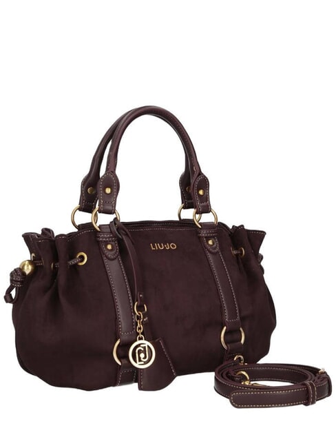 GINESA Borsa a mano, con tracolla red aubergine - Borse Donna