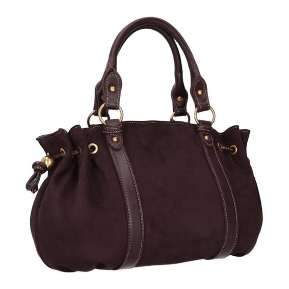 GINESA Borsa a mano, con tracolla red aubergine - Borse Donna
