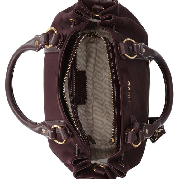 GINESA Borsa a mano, con tracolla red aubergine - Borse Donna