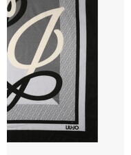 LIUJO LOGO Sciarpa Donna NERO - Sciarpe - 2