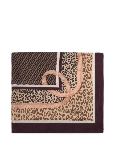 ANIMALIER Sciarpa red aubergine - Sciarpe