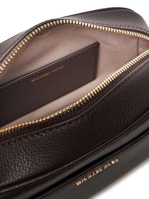 JET SET Borsa camera case in pelle a tracolla chocolate - Borse Donna