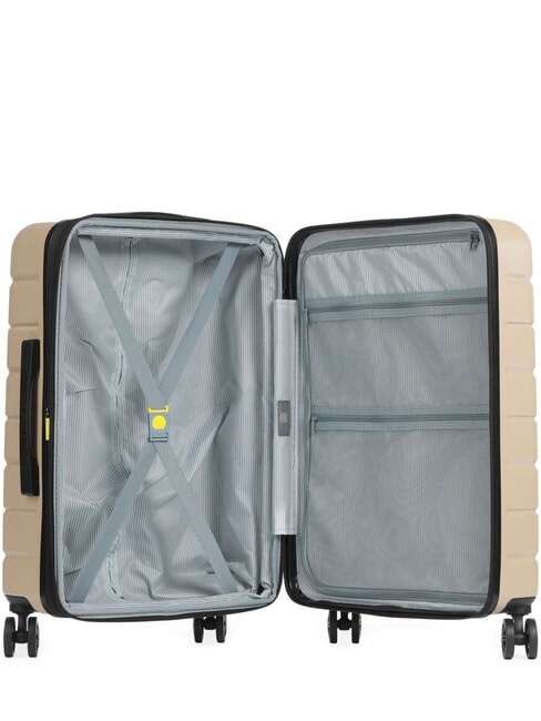 AIR ARMOUR Trolley Spinner Medio, Espandibile avorio - Trolley Rigidi