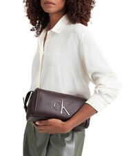 CALVIN KLEIN BOLD CK Borsa a mano, con tracolla fudge - Borse Donna - 2