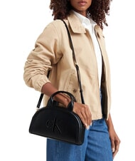 CALVIN KLEIN BOLD CK Borsa a mano, con tracolla na black - Borse Donna - 2