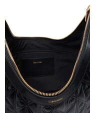CALVIN KLEIN EMBLEM AOP Borsa a spalla na black - Borse Donna - 4