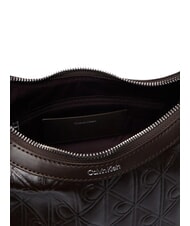 CALVIN KLEIN EMBLEM AOP Borsa a spalla / a tracolla delicioso/antique silver - Borse Donna - 4