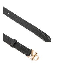 CALVIN KLEIN FACET CK BUCKLE Cintura doubleface in pelle - Cinture