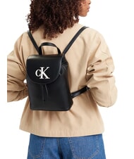 CALVIN KLEIN BOLD CK Mini Zaino black/white - Borse Donna - 2