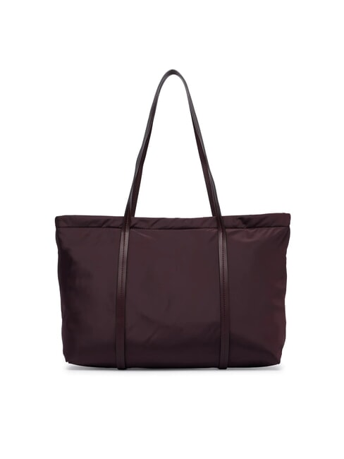 TOTE Shopper in tessuto riciclato fudge - Borse Donna
