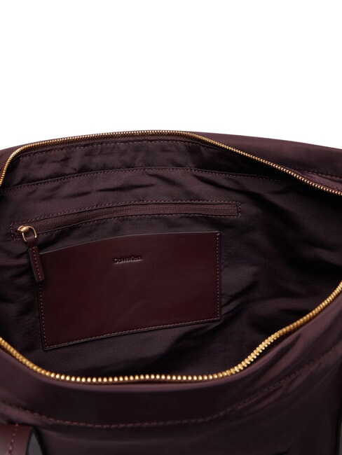 TOTE Shopper in tessuto riciclato fudge - Borse Donna