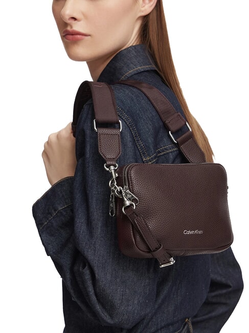 WEBBING Mini Bag a spalla, con tracolla fudge - Borse Donna