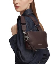 CALVIN KLEIN WEBBING Mini Bag a spalla, con tracolla fudge - Borse Donna - 2