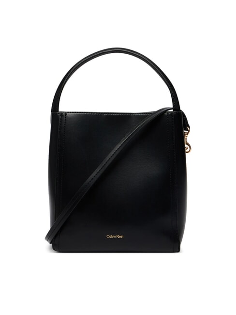 CK CONVERTIBLE Mini Secchiello con tracolla black - Borse Donna