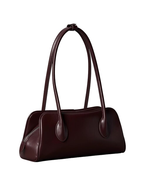 EMBOSSED LOGO BUSINE Bauletto a spalla fudge - Borse Donna