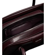CALVIN KLEIN EMBOSSED LOGO BUSINE Bauletto a spalla fudge - Borse Donna - 4