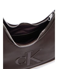 CALVIN KLEIN BOLD CK Borsa a spalla, con tracolla delicioso/antique silver - Borse Donna - 5