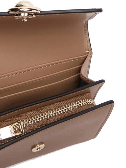 SFERA Portafoglio in pelle toffee+deserto int. - Portafogli Donna