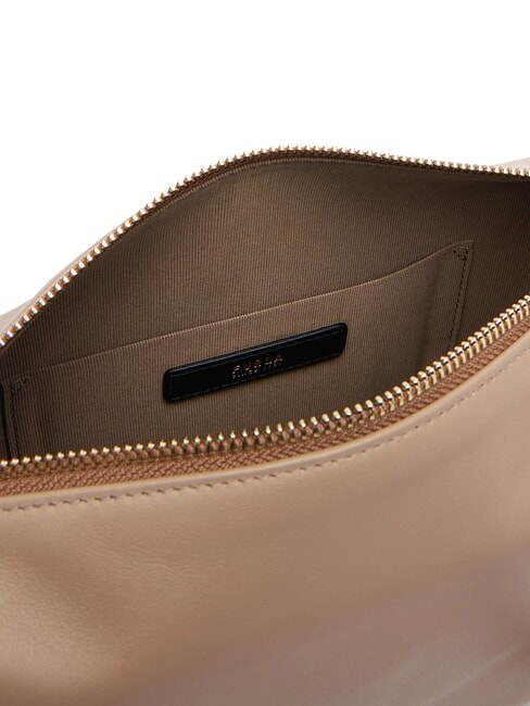 TONIE  Mini Bag a tracolla, in pelle greige - Borse Donna