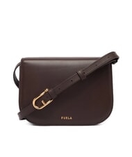 FURLA SFERA Mini Bag a tracolla, in pelle cioccolato - Borse Donna - 3