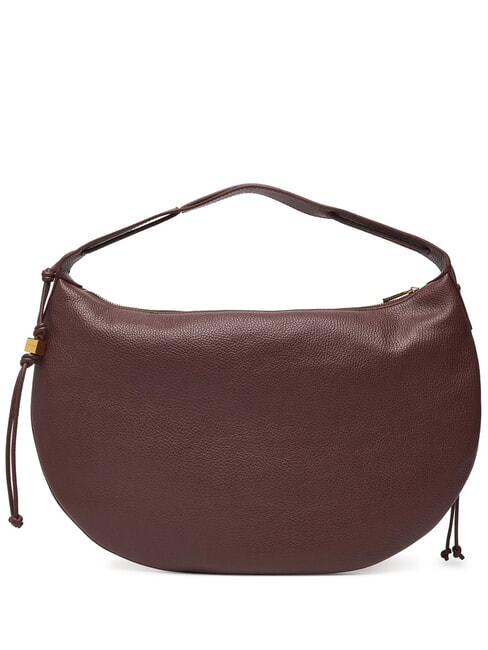 THESS Borsa a spalla, in pelle berry - Borse Donna