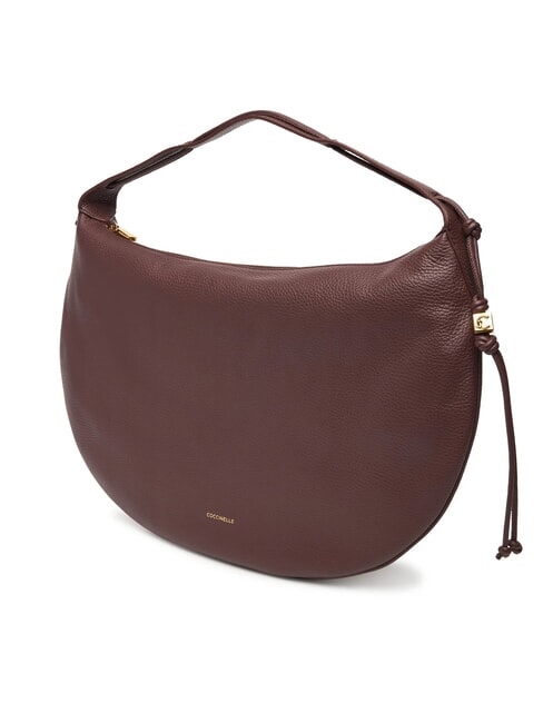 THESS Borsa a spalla, in pelle berry - Borse Donna