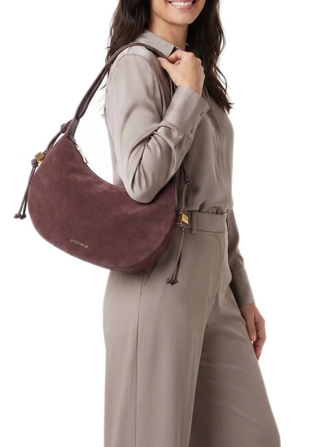 THESS SUEDE BIM Sacca a spalla berry - Borse Donna