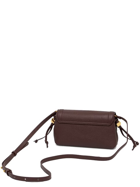 THESS Mini Bag a tracolla, in pelle berry - Borse Donna