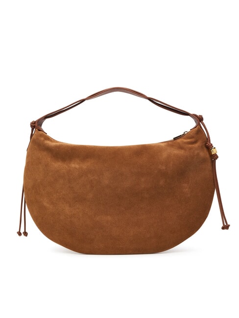THESS SUEDE BIM Maxi sacca a spalla, in pelle cognac - Borse Donna