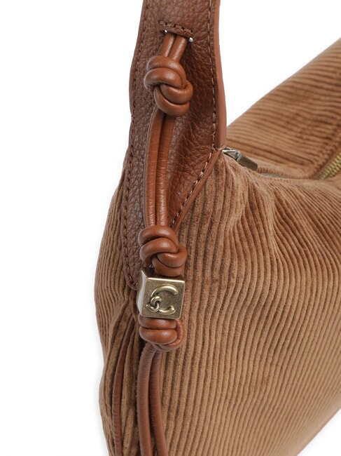 THESS CORDUROY Sacca a spalla cognac - Borse Donna