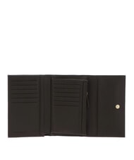 COCCINELLE METALLIC SOFT Portafoglio bifold pelle martellata fango - Portafogli Donna - 2