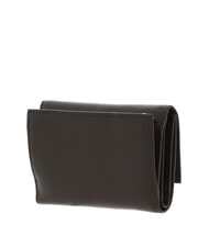 COCCINELLE METALLIC SOFT Portafoglio bifold pelle martellata fango - Portafogli Donna - 4