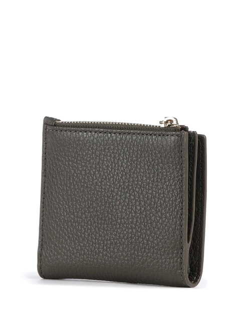 METALLIC SOFT Mini Portafoglio in pelle fango - Portafogli Donna
