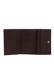 COCCINELLE METALLIC SOFT Portafoglio bifold pelle martellata berry - Portafogli Donna - 2