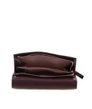 COCCINELLE METALLIC SOFT Portafoglio bifold pelle martellata berry - Portafogli Donna - 3