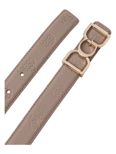 ANISE Cintura dark taupe logo - Cinture